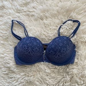 Victoria Secret Very Sexy Multi-way Blue Lace Bra